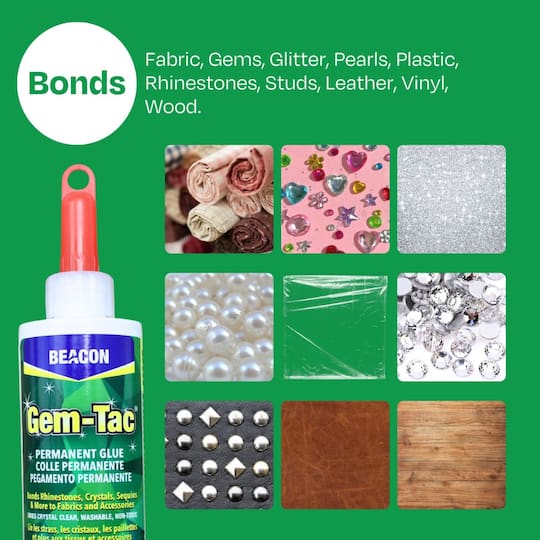 Beacon Gem-Tac 2oz. Permanent Rhinestone Glue
